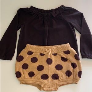 BabyGap bubble shorts and shirt